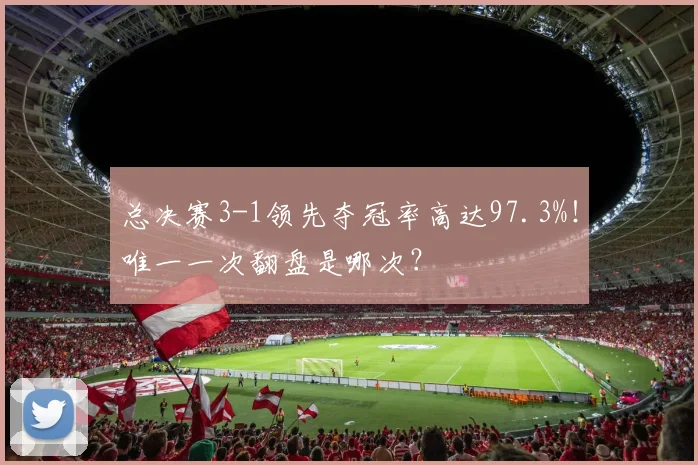 总决赛3-1领先夺冠率高达97.3%!唯一一次翻盘是哪次?